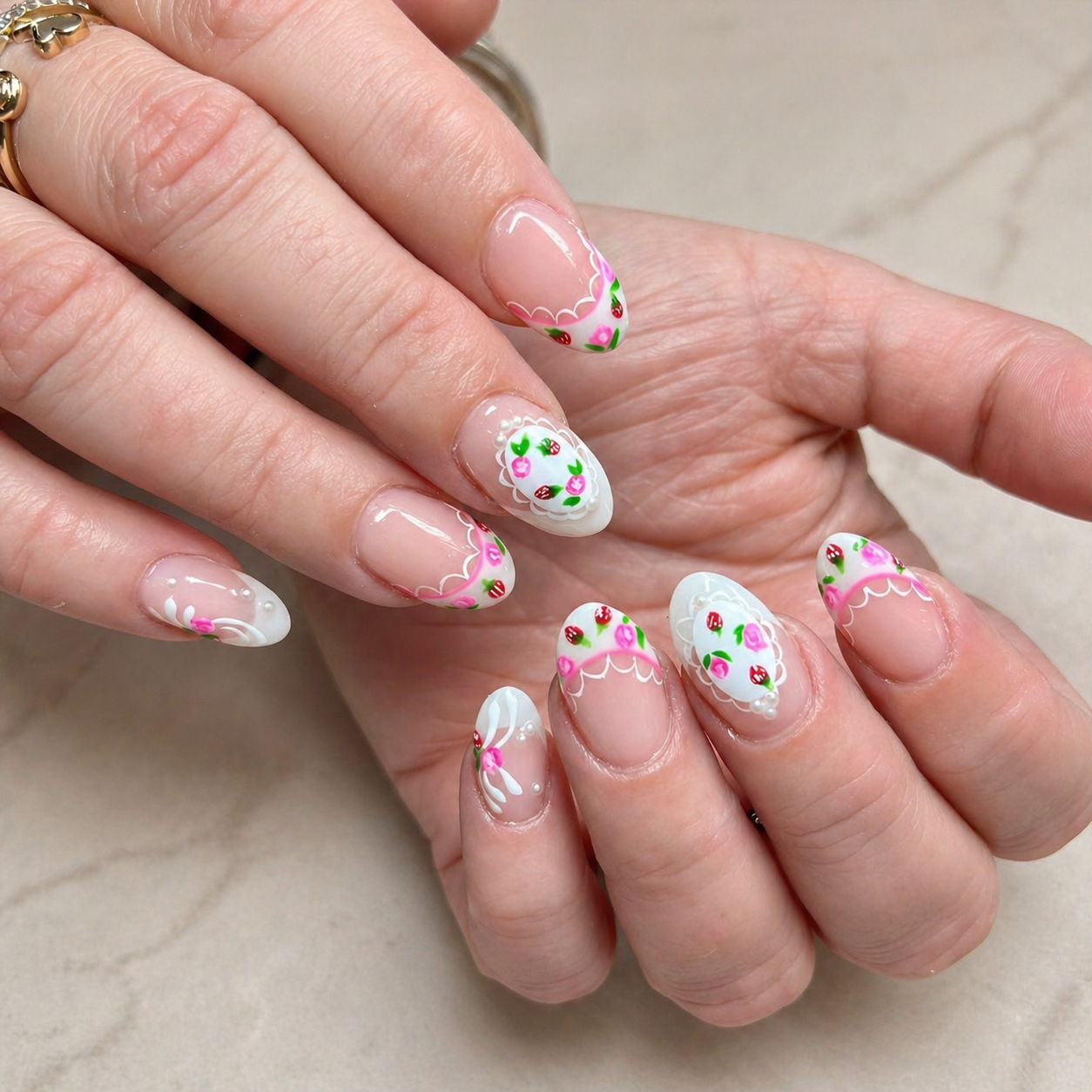 Luxia Nail Spa Northbridge nail art design — sample 3