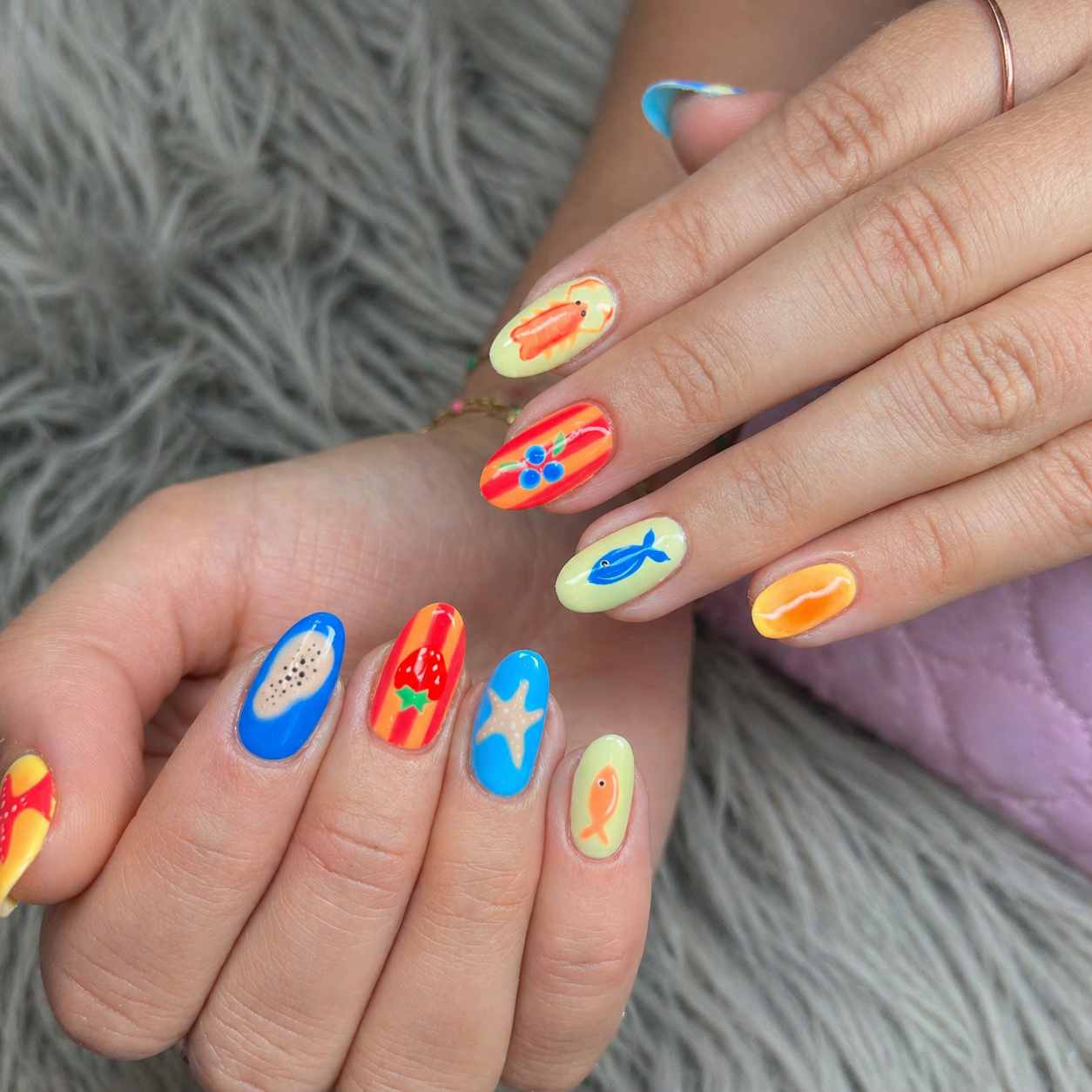 Luxia Nail Spa Northbridge nail art design — sample 5
