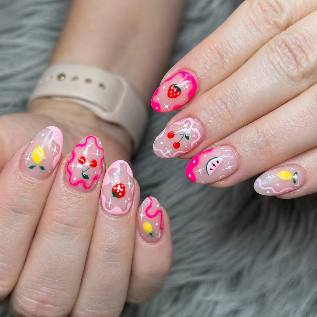 Luxia Nail Spa Northbridge nail art design — sample 6
