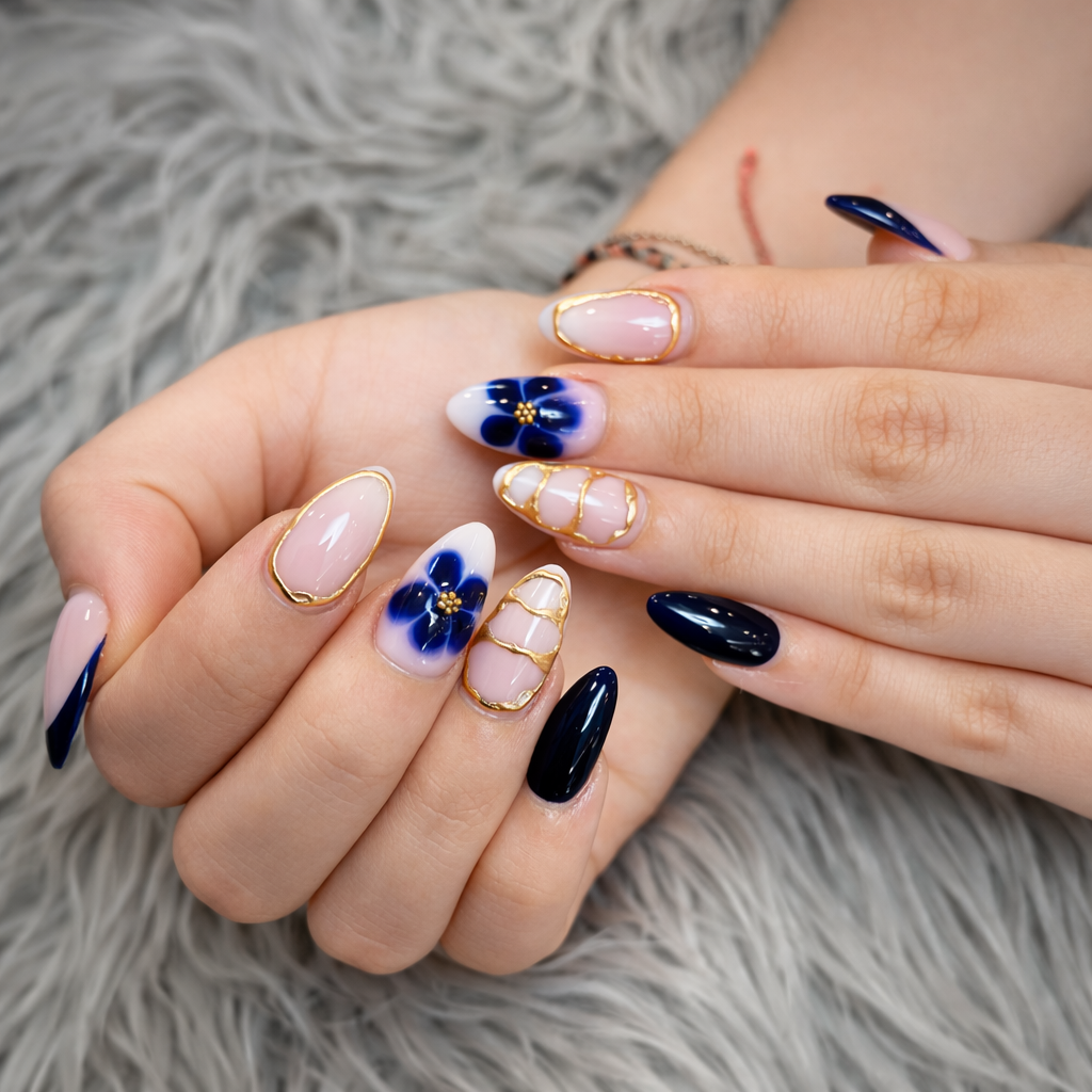 Luxia Nail Spa Northbridge nail art design — sample 10