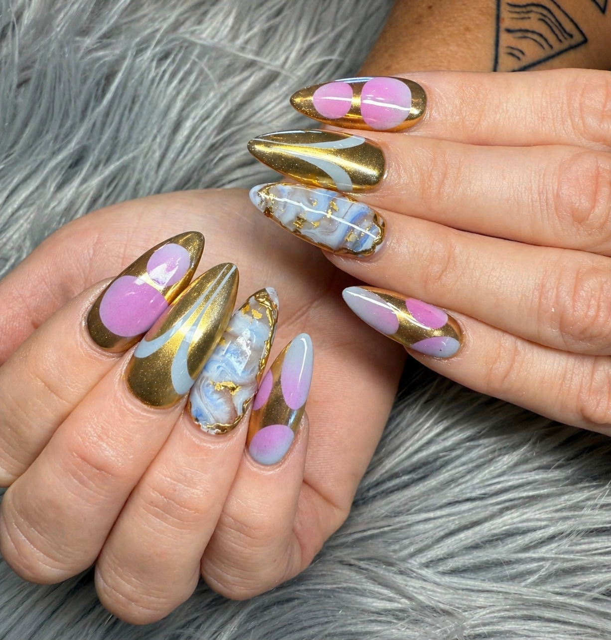 Luxia Nail Spa Northbridge nail art design — sample 16